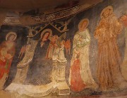 49 Salendo al Museo del Tesoro di Santa Maria Maggiore, affreschi del Trecento